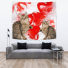 American Bobtail Cat Print Tapestry-Free Shipping