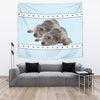 Irish Wolfhound Print Tapestry-Free Shipping