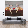 Border Terrier Love Print Tapestry-Free Shipping