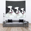 Cute Japanese Chin Dog Print Tapestry-Free Shipping