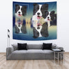 Border Collie Print Tapestry-Free Shipping