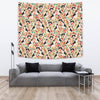 Basenji Dog Floral Print Tapestry-Free Shipping