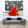 Cute Chihuahua Puppies Print Tapestry-Free Shipping