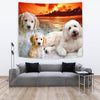 Goldendoodle Dog Print Tapestry-Free Shipping