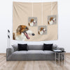 Borzoi Dog Print Tapestry-Free Shipping