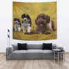 Spanish Water Dog Print Tapestry-Free Shipping