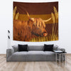 Highland Cattle (Cow) Print Tapestry-Free Shipping