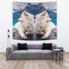 Amazing Samoyed Dog Print Tapestry-Free Shipping