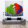 Lovely Eclectus Parrot Print Tapestry-Free Shipping