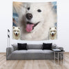 Cute Samoyed Dog Print Tapestry-Free Shipping