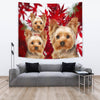Lovely Yorkshire Terrier Print Tapestry-Free Shipping