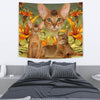 Abyssinian Cat Print Tapestry-Free Shipping
