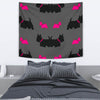 Scottish Terrier Print Tapestry-Free Shipping
