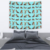 Basset Hound Dog Pattern Print Tapestry-Free Shipping