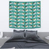 Toy Fox Terrier Dog Pattern Print Tapestry-Free Shipping