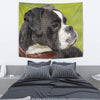 Boxer Dog Dotted Art Print Tapestry-Free Shipping