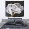 Weimaraner Dog Watercolor Art Print Tapestry-Free Shipping