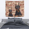 Miniature Pinscher Dog Print Tapestry-Free Shipping