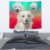 Kuvasz Dog Print Tapestry-Free Shipping