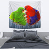 Lovely Eclectus Parrot Print Tapestry-Free Shipping