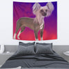 Chinese Crested Dog Print Tapestry-Free Shipping