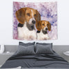 Amazing American Foxhound Dog Print Tapestry-Free Shipping