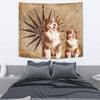 Amazing Australian Shepherd Dog Print Tapestry-Free Shipping