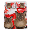 Burmese Cat Print Bedding Set- Free Shipping