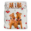 Cute Welsh Terrier Dog Print Bedding Sets-Free Shipping