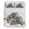 Cute Irish Wolfhound Dog Floral Print Bedding Sets-Free Shipping