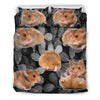 Cute Djungarian Hamster Print Bedding Set- Free Shipping