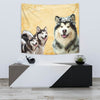 Alaskan Malamute Dog Print Tapestry-Free Shipping