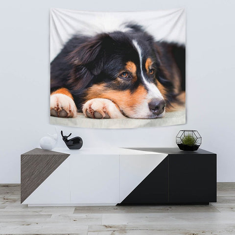 Australian Shepherd Dog Print Tapestry-Free Shipping