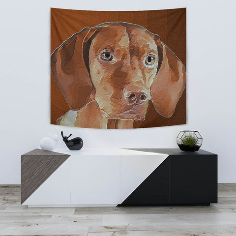 Amazing Vizsla Dog Print Tapestry-Free Shipping