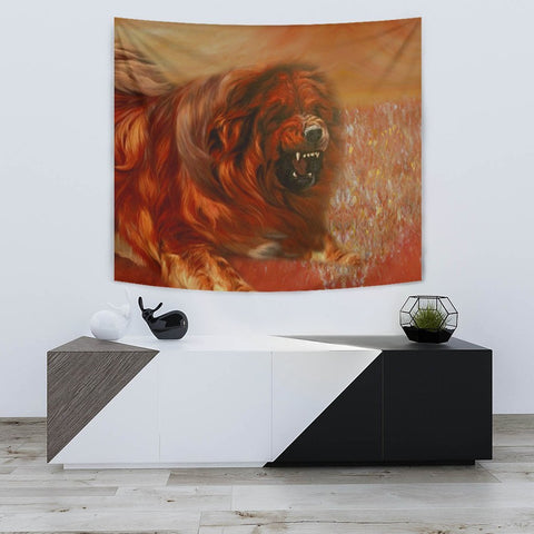 Amazing Tibetan Mastiff Dog Print Tapestry-Free Shipping
