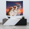 English Foxhound Dog Print Tapestry-Free Shipping