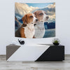 Lovely English Foxhound Print Tapestry-Free Shipping