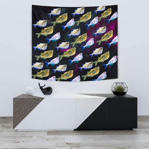 Common Hatchetfish Print Tapestry-Free Shipping