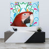 Red-and-green Macaw Parrot Print Tapestry-Free Shipping