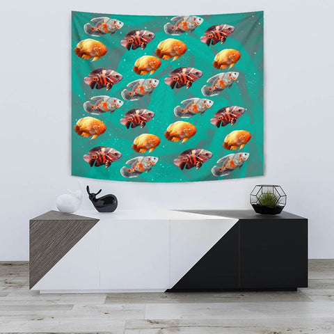 Lovely Oscar Fish Print Tapestry-Free Shipping