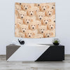 Golden Retriever In Lots Print Tapestry-Free Shipping