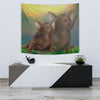 Cute Oriental Shorthair Cat Print Tapestry-Free Shipping