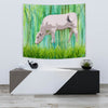 Amazing Chianina Cattle (Cow) Print Tapestry-Free Shipping