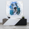 Basset Hound Dog Color Art Print Tapestry-Free Shipping
