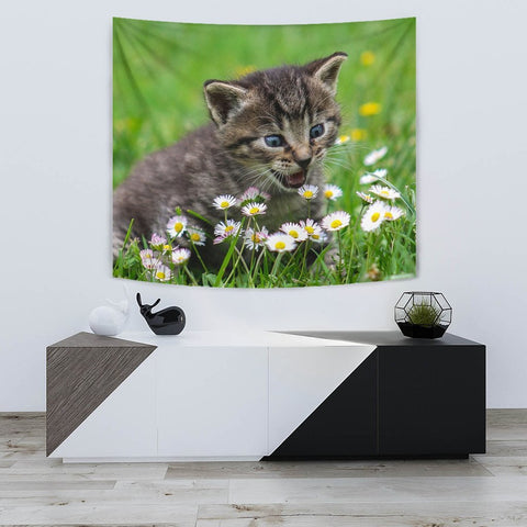 Cute American Shorthair Cat Print Tapestry-Free Shipping