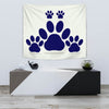 Dog Paws Print Tapestry-Free Shipping