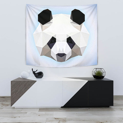Panda Vector Art Print Tapestry-Free Shipping