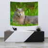 Chartreux Cat Nature Print Tapestry-Free Shipping