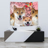 Cute Shiba Inu Dog Print Tapestry-Free Shipping