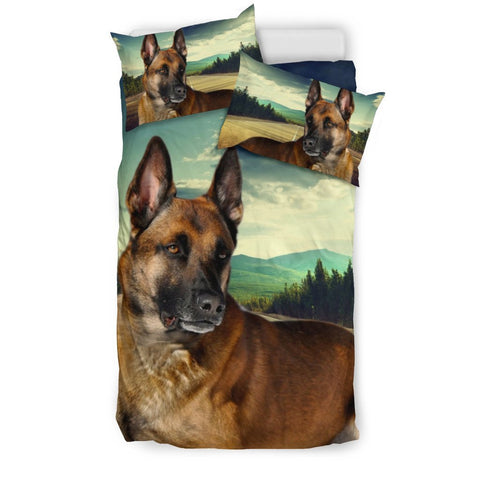 Malinois Dog Print Bedding Set- Free Shipping